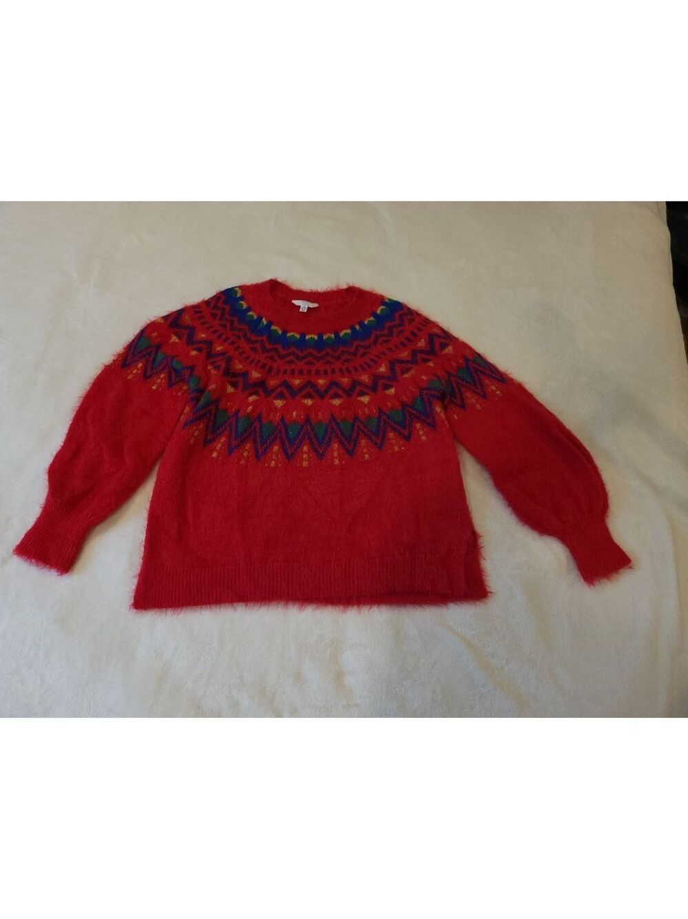 Time and Tru Red Women's Sweater Size M - Picture 3 of 8